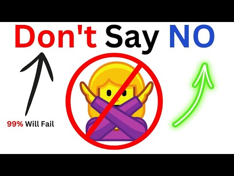 Don't say "No" while watching this video