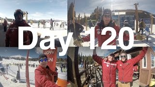 Day 120: Snowboarding 4 Ski Resorts in One Day! Vail, Beavercreek, Breckenridge, Keystone