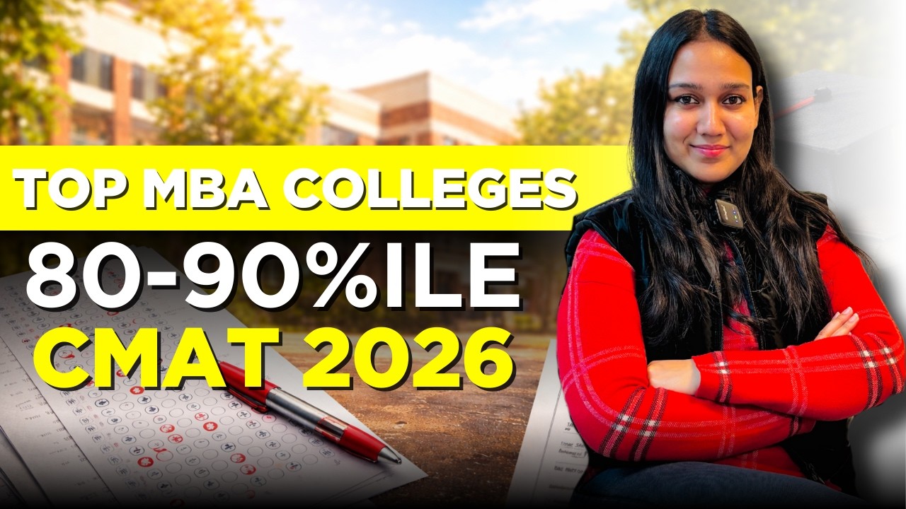 CMAT 2026 MBA Colleges for 80–90 Percentile 🚀 Don’t Miss These Options ...
