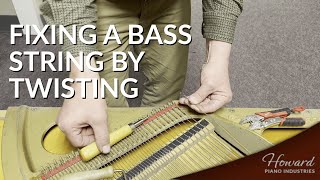 Fixing a Bass String by Twisting | HOWARD PIANO INDUSTRIES by Howard Piano Industries 4,345 views 1 year ago 16 minutes