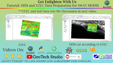 DEM and LULC Data Preparation for SWAT Model || SWAT Analysis || @GeoTech Studio