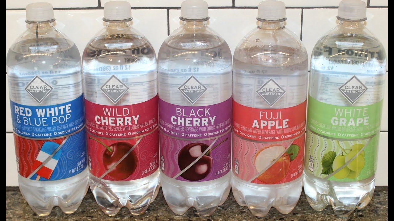 Clear American (Walmart): Red, White & Blue Pop, Wild Cherry, Black Cherry, Fuji Apple, White Grape - Youtube