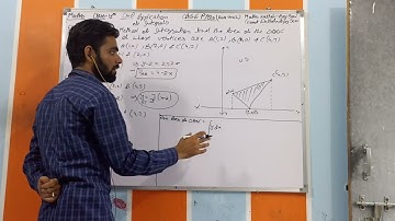 Using integration find area of region bounded by triangle where vertices are : (1,2),(2,0) and (4,3)
