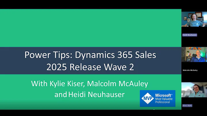 Power Tips: Dynamics 365 Sales 2025 release wave 2