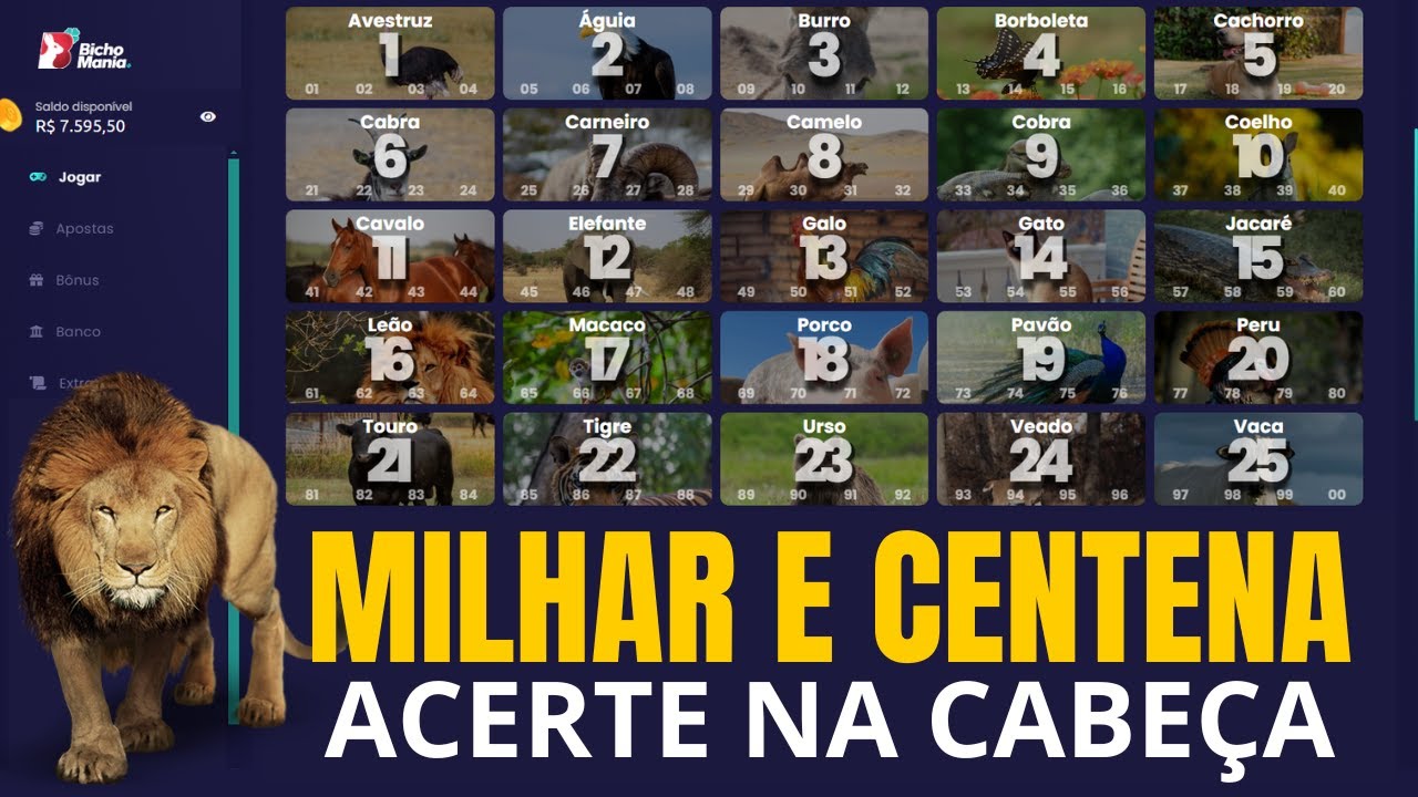 Milhar e Centena - Acerte Na Cabeça - Bciho Mania Jogo Do BiCho - YouTube