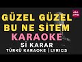 Güzel Güzel Bu Ne Sitem Türkü Karaoke Altyapısı Ve Sözleriyle Lyrics Si