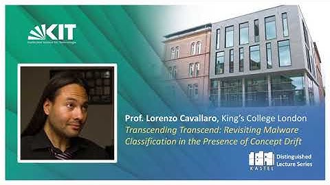 Lorenzo Cavallaro "Transcending Transcend - Malware Classification in the Presence of Concept Drift"