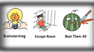 Brain Out Challenge - All Solutions (Brainstorming, Escape Room, Beat Them All)