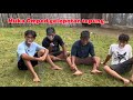 Dibalik layar Omped visual (muka Omped gelepotan tepung)