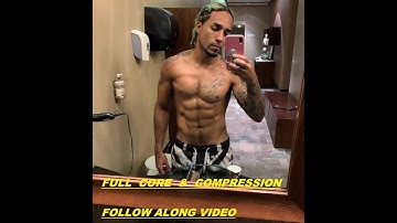 STRENGTHENING  ABS AND CORE COMPRESSION  (FOLLOW ALONG) DUbai training vlog