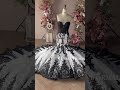 #custom #diy #dress #dressmaking #weddingdress #handmade #craft #blackdress #shortsvideo #white