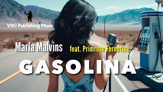 Marla Malvins  - Gasolina (feat.  Primrose Fernetise) | Daddy Yankee | Female Cover | Lyrics Video Resimi
