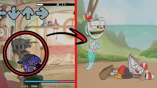Refrences In FNF VS FUNKHEAD Leaked | FNF x Cuphead Mod