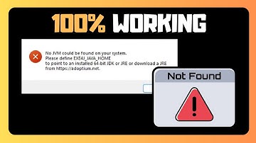 EASY FIX For No JVM Could Be Found On Your System In Windows 11