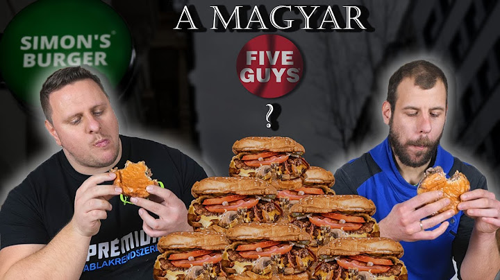 Befaltuk az összes burgert a Simon Burger-nél🍔#burger #nempromo