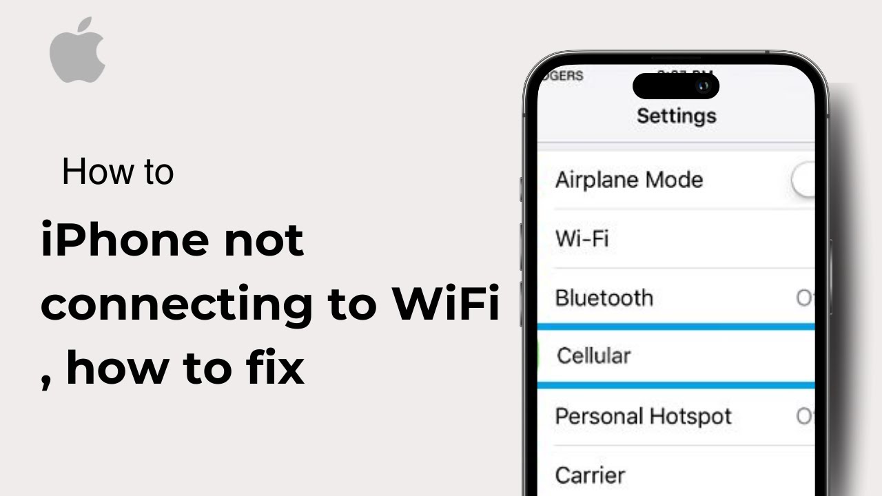 iPhone not connecting to WiFi , how to fix ( iOS ) 2024 - YouTube