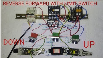 REVERSE FORWARD STARTER CONTROL WIRING WITH LIMIT SWITCH