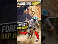 RIDGELINE DROP vs. FOREST GAP JUMP! 🚲 #shorts #MTB #MountainBiking #ExtremeSports #DownhillMTB