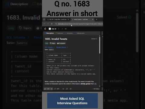 Q 1683 SQL
