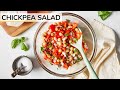 CHICKPEA SALAD | easy, vegan chickpea salad recipe