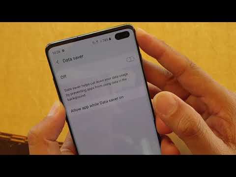 Samsung Galaxy S10 / S10+: How to Enable / Disable Data Saver