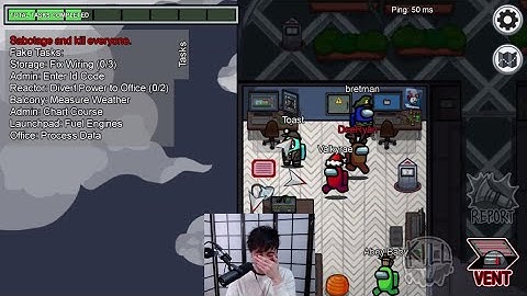 Toast knows Sykkuno is in the vents - Among us Proximity Chat