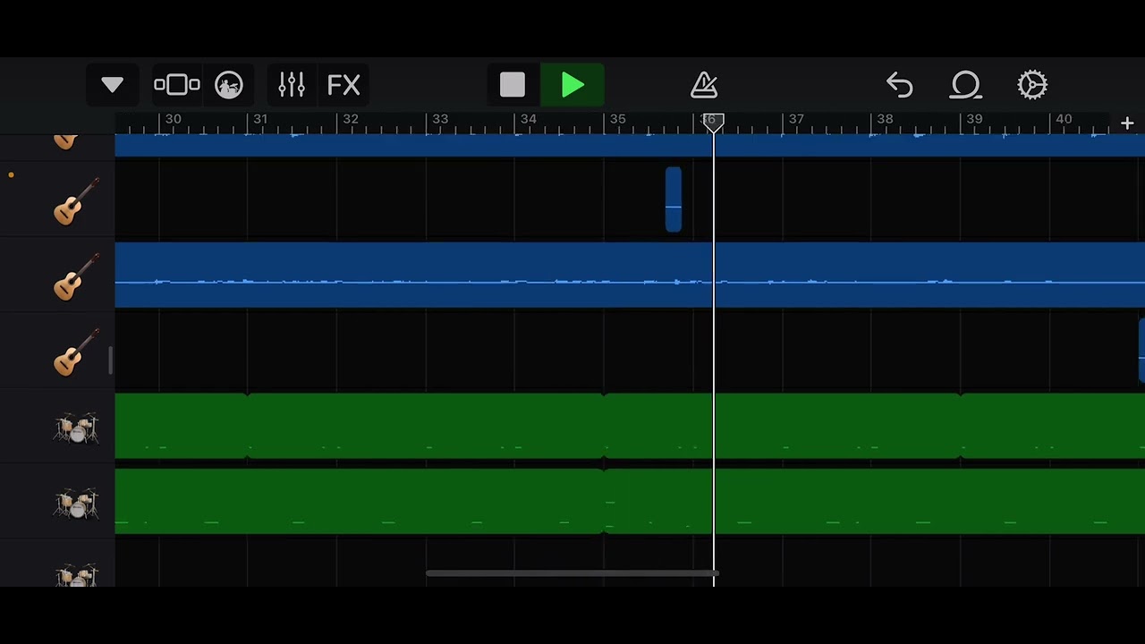 blue garageband