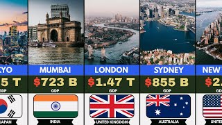 Top 50 Richest Cities in the World 2026 💰 (GDP Comparison)