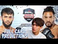 PFL WORLD TOURNAMENT 6 RABADANOV VS. LEE FULL CARD PREDICTIONS!