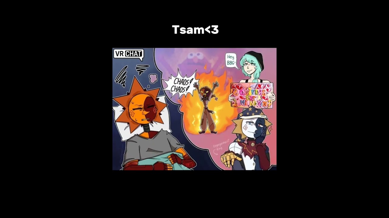 The sun and moon show  