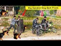 Fake Dog Bark Vs Man Scary Prank 2022 !! Try To Not Laugh Challenge ! Big Speaker Dog Bark Prank