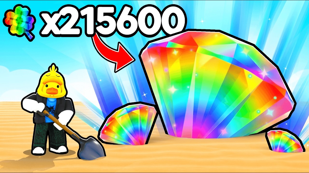I Found #1 RAREST PARADOX Item in Dig and Clean Roblox!
