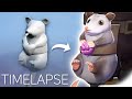 Making a TF2 Possum Pet Cosmetic | TIMELAPSE | Blender & Substance 3D Painter