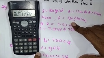Numerical on  Laminar flow through circular pipe