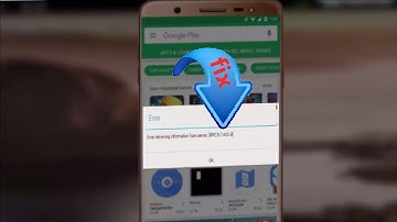 Fix PlayStore Error RPC S 7 AEC 0 in Android