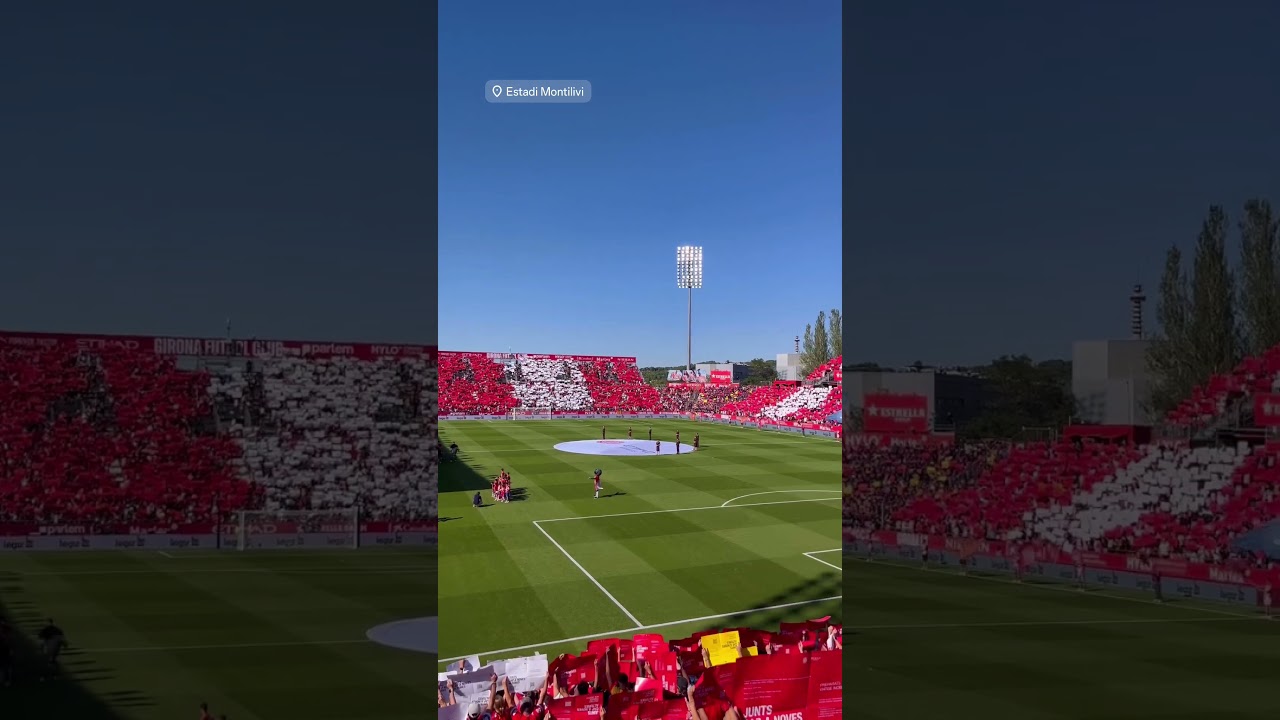girona stadium 🏟️⚽️❤️🤍 estadi montilivi
