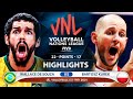 Brazil vs poland  gold medal match  vnl 2021  highlights  wallace de souza vs bartosz kurek