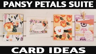 Stamping Jill - Pansy Petals Suite Card Ideas