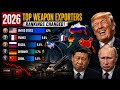 How China and Russia gone so down in weapon exporter list 👎