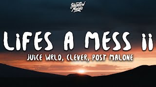 Watch Juice Wrld Clever  Post Malone Lifes A Mess Ii feat Post Malone video