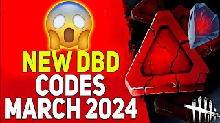 DBD Codes March 2024, Dead by Daylight Free Bloodpoints Redeem Code &amp; Twitch Drops Banner