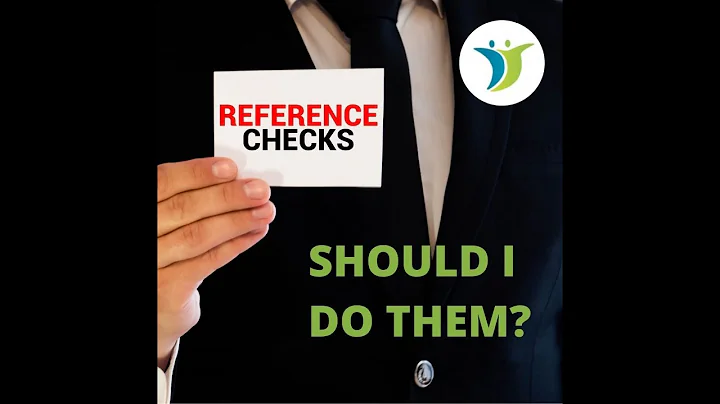 Tip of the Week - Should I Conduct Reference Checks ?