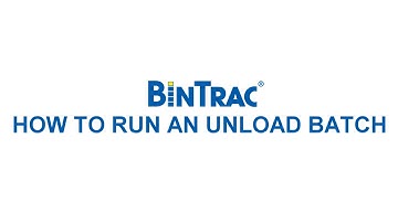 Batching Control Instructions: Unload Batch