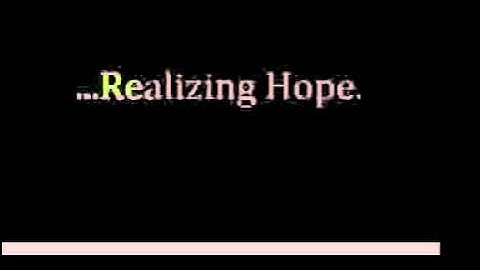 First Sunday of Advent--HOPE