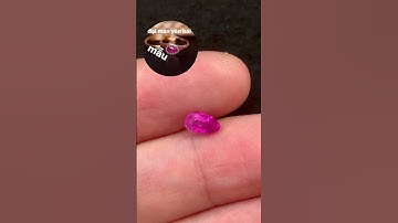 ruby facet đỏ hồng lục yên. đẹp xinh.    -weight : 0.6 ct #naturalruby #ruby #gemstone #rubygems