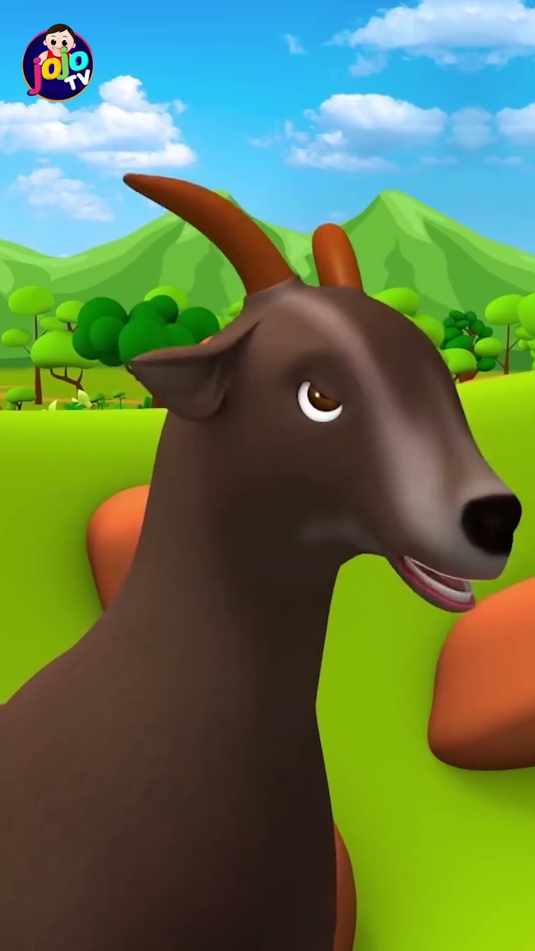 #Shorts शेर और समझदार बकरी - The Lion \u0026 the Wise Goat Story in Hindi | Hindi Moral stories | JoJo TV