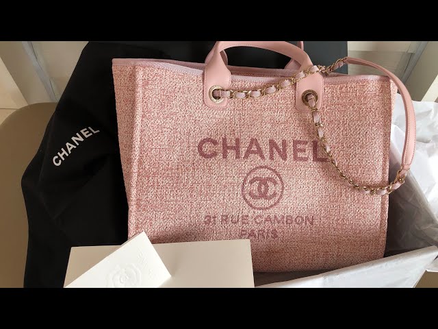 Unboxing Large Chanel Deauville Tote 