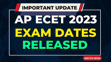 FLASH NEWS!!! AP ECET 2023 EXAM POSTPONED | OFFICIAL NEWS OUT🔥🔥🔥