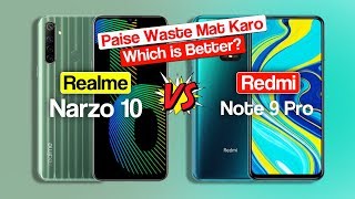 Realme Narzo 10 vs Redmi Note 9 Pro Comparison - Kharidne se Pehle isse Dekhlo | Paisa Waste!