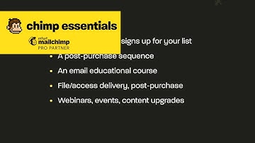 Mailchimp | understanding automations Paul Jarvis at Chimp Essentials